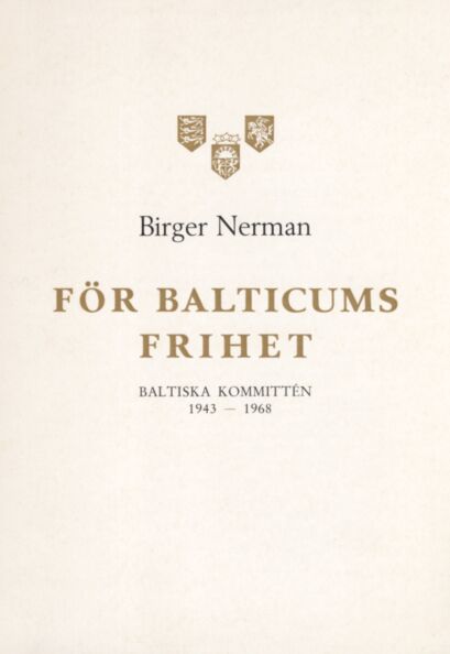 För Balticums frihet