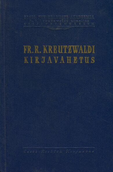Fr. R. Kreutzwaldi kirjavahetus