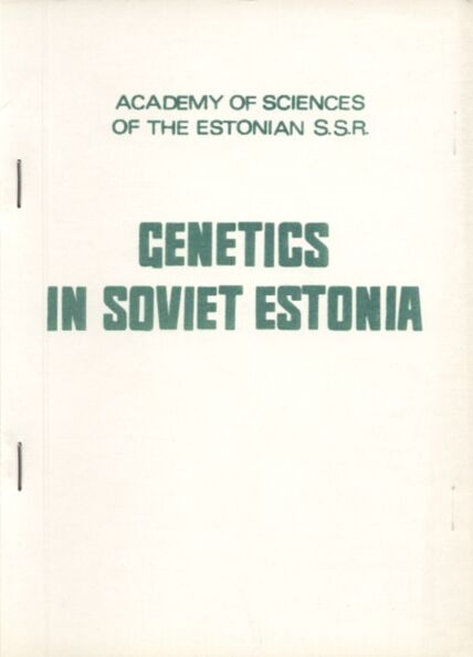 Genetics in Soviet Estonia