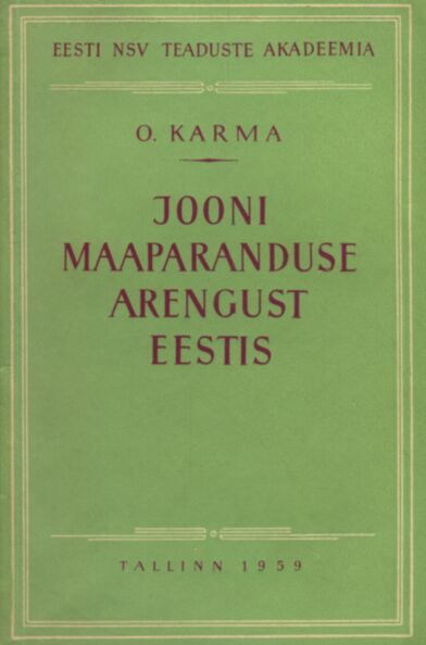 Jooni maaparanduse arengust Eestis kuni 1917. aastani