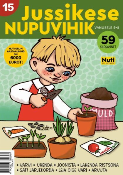 Jussikese nupuvihik (5-8 aastastele) nr 15