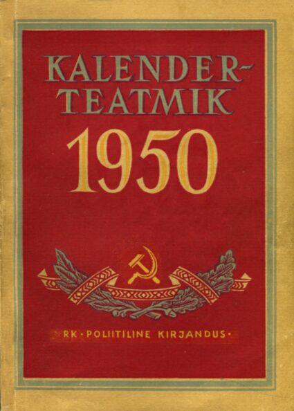 Kalender-teatmik 1950