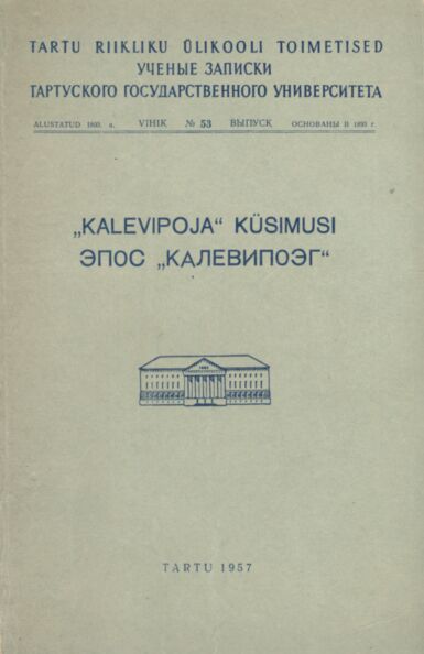 «Kalevipoja» küsimusi 1. osa