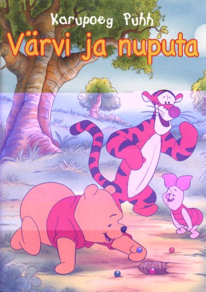 Karupoeg Puhh. Värvi ja nuputa
