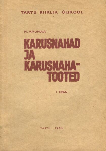 Karusnahad ja karusnahatooted