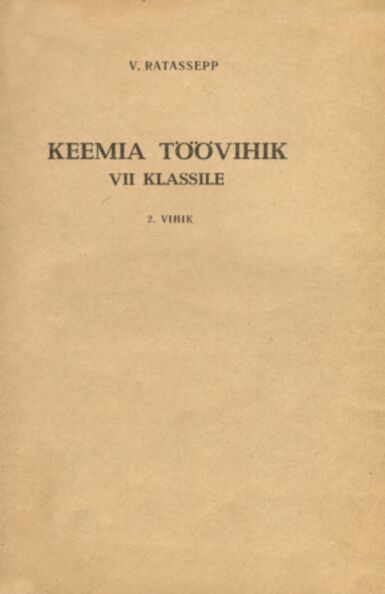 Keemia töövihik VII klassile