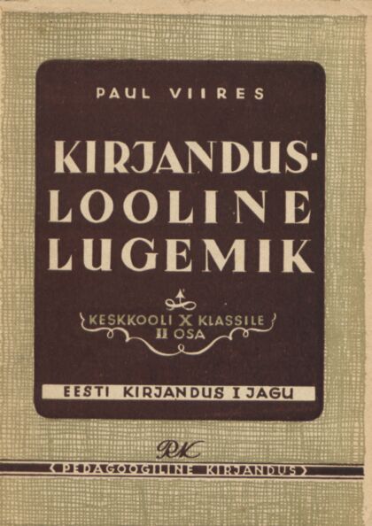 Kirjanduslooline lugemik keskkooli X klassile