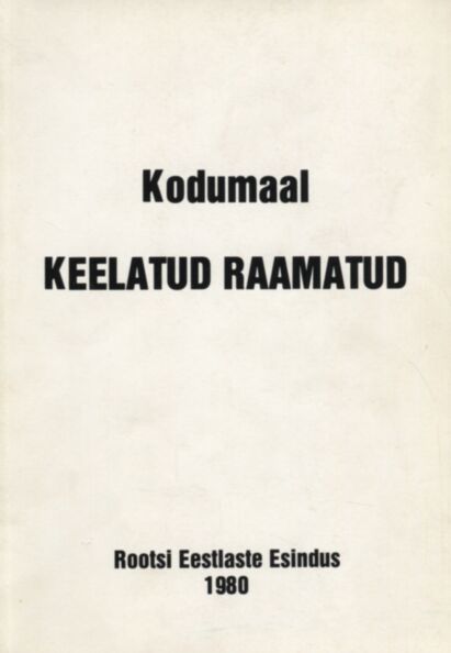 Kodumaal keelatud raamatud