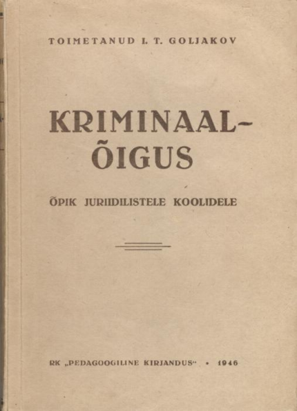 Kriminaalõigus
