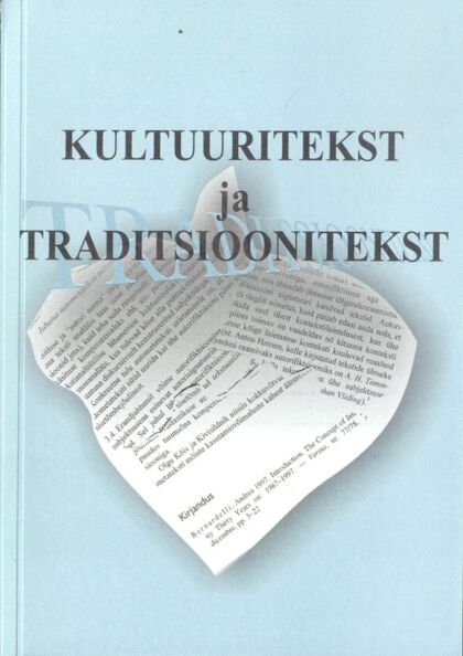 Kultuuritekst ja traditsioonitekst