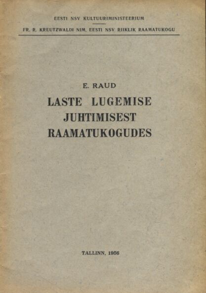 Laste lugemise juhtimisest raamatukogudes