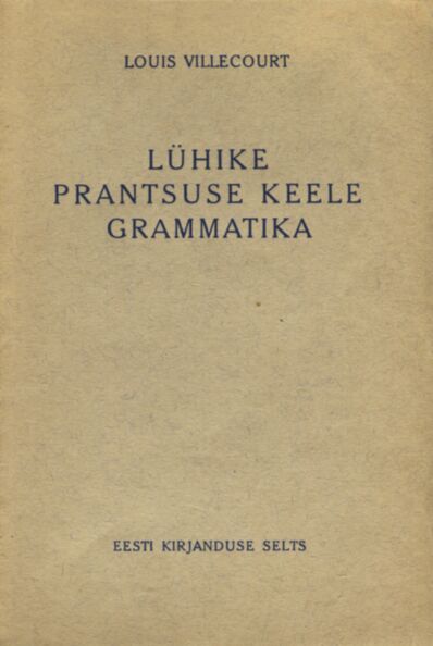 Lühike prantsuse keele grammatika