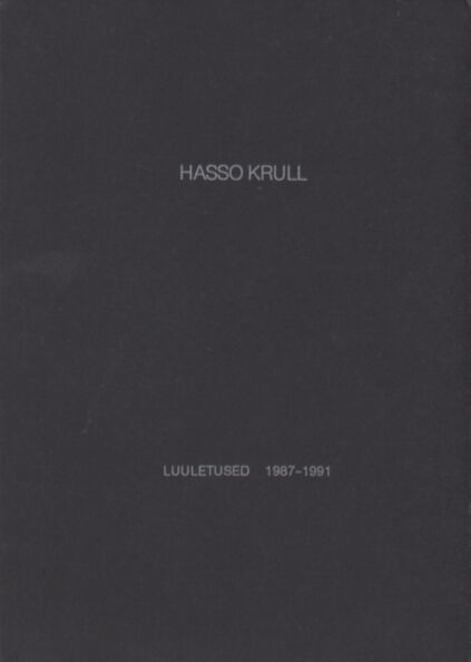 Luuletused 1987-1991