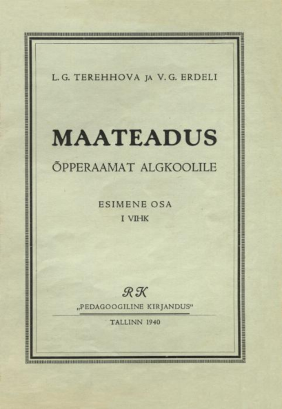 Maateadus 1. osa