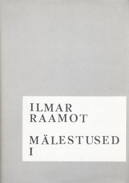 Mälestused 1. osa