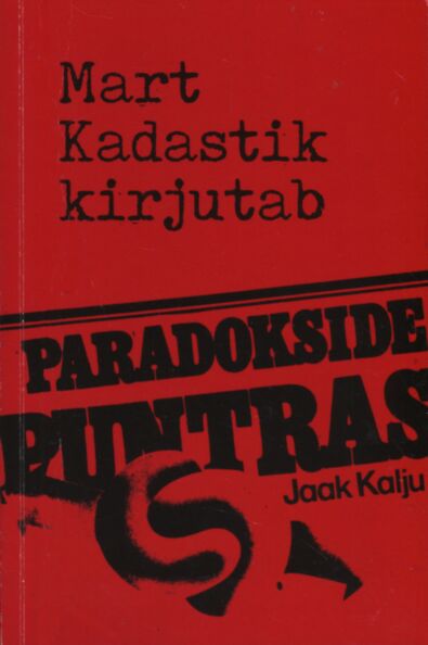 Mart Kadastik kirjutab