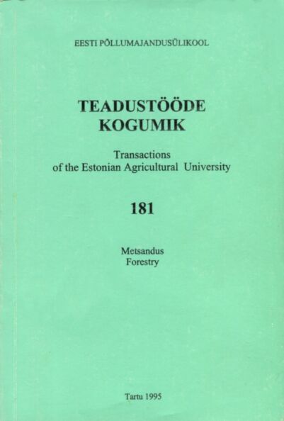 Metsandus. Forestry