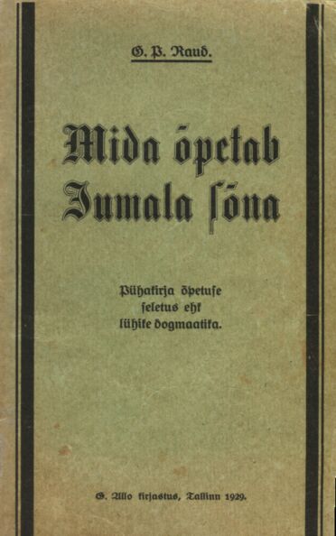 Mida õpetab Jumala sõna