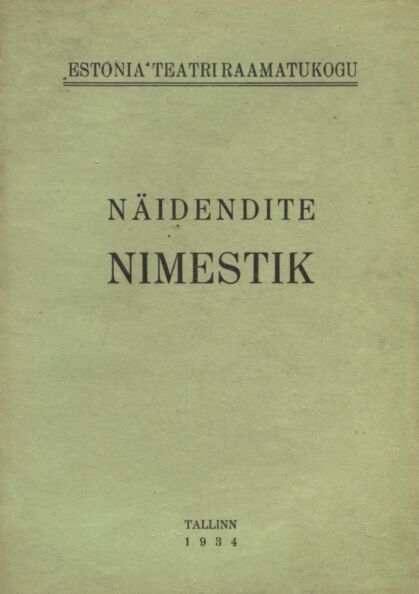 Näidendite nimestik