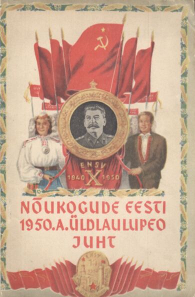 Nõukogude Eesti 1950. aasta üldlaulupeo juht