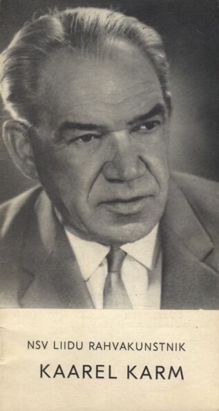 NSV Liidu rahvakunstnik Kaarel Karm