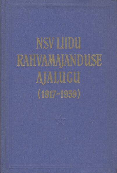 NSV Liidu rahvamajanduse ajalugu
