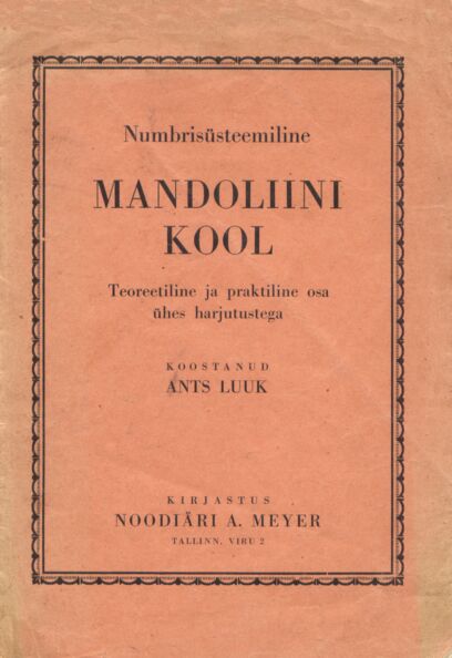 Numbrisüsteemiline mandoliini kool