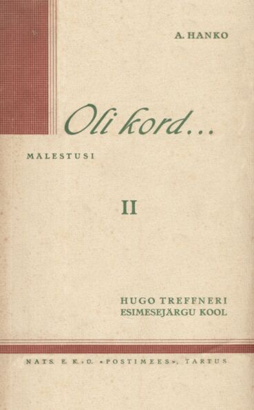 Oli kord...