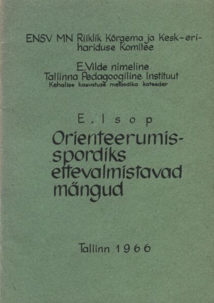 Orienteerumisspordiks ettevalmistavad mängud