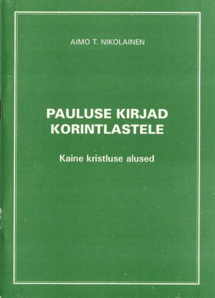 Pauluse kirjad korintlastele