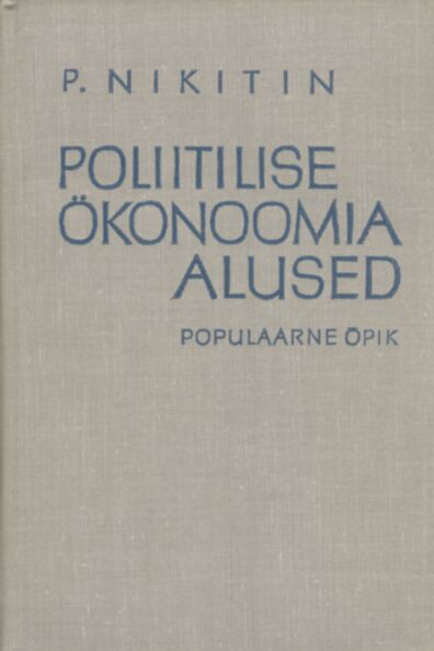 Poliitilise ökonoomia alused