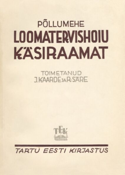 Põllumehe loomatervishoiu käsiraamat