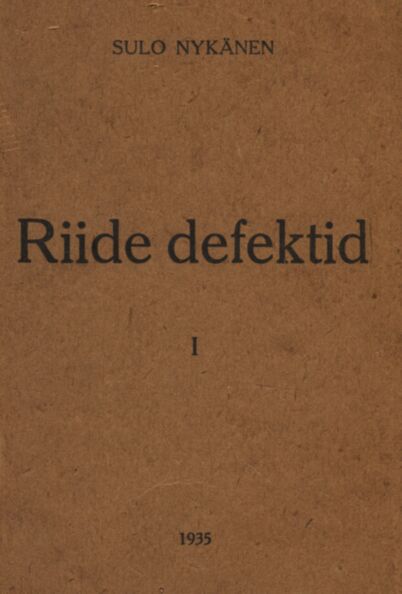 Riide defektid