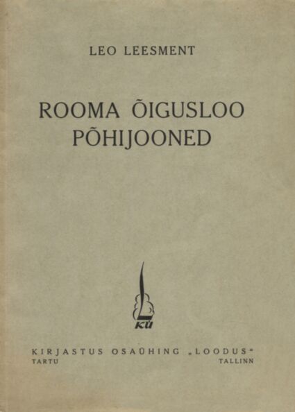 Rooma õigusloo põhijooned