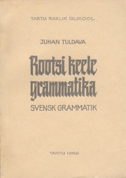 Rootsi keele grammatika