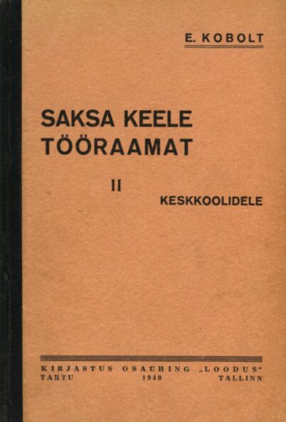 Saksa keele tööraamat