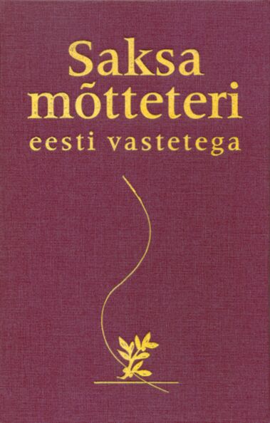 Saksa mõtteteri eesti vastetega