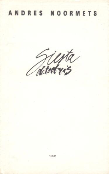 Siesta oktoobris