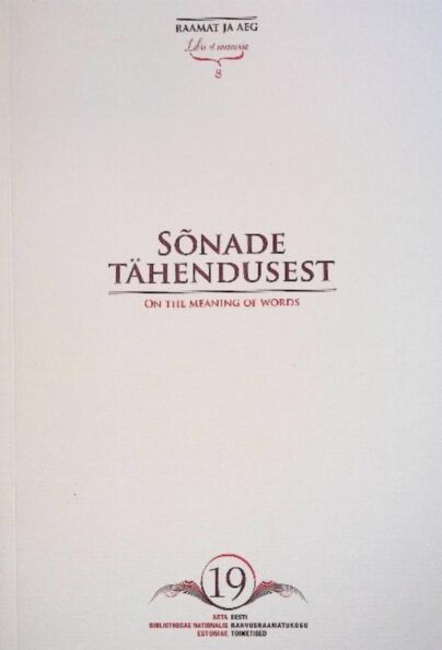 Sõnade tähendusest