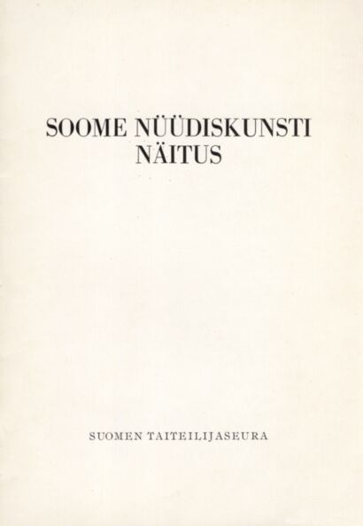 Soome nüüdiskunsti näitus