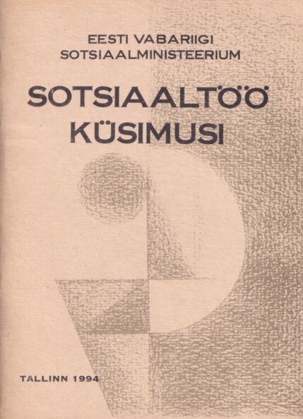 Sotsiaaltöö küsimusi
