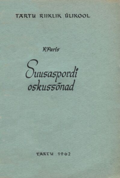 Suusaspordi oskussõnad