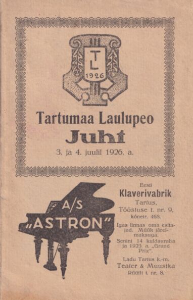 Tartumaa laulupeo juht