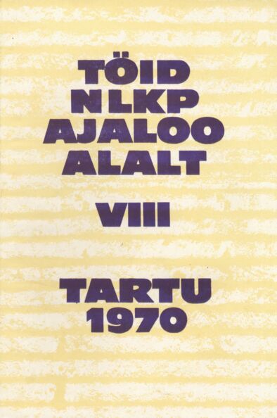 Töid NLKP ajaloo alalt