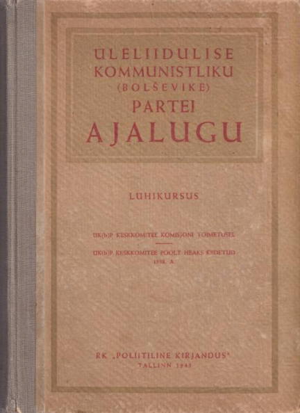 Üleliidulise Kommunistliku (bolševike) Partei ajalugu