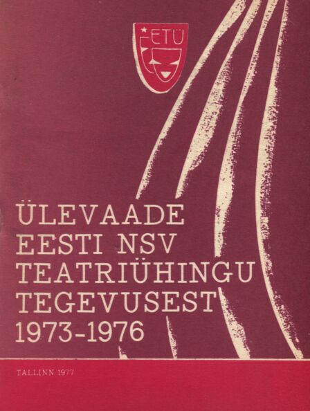 Ülevaade Eesti NSV Teatriühingu tegevusest 1973-1976