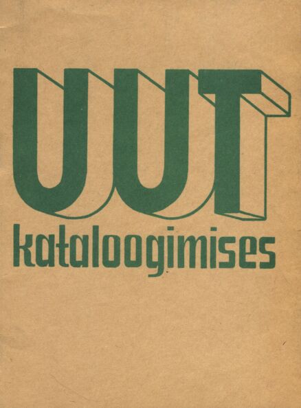 Uut kataloogimises