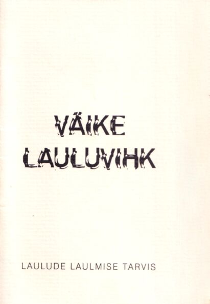 Väike lauluvihk