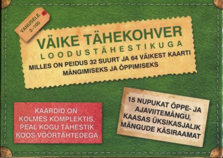 Väike tähekohver loodustähestikuga