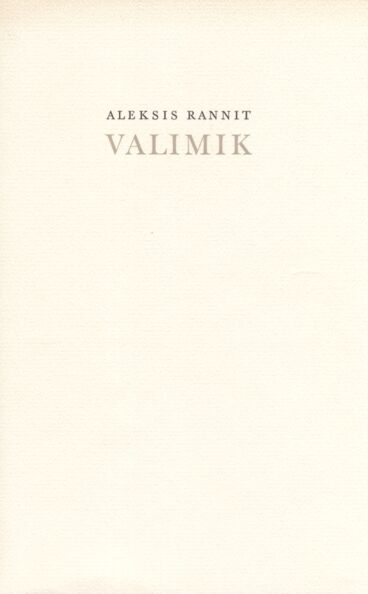 Valimik luuletisi. A selection of verse